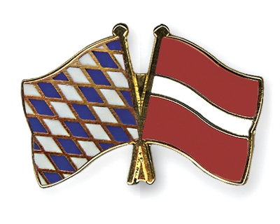 Fahnen Pins Bayern Lettland