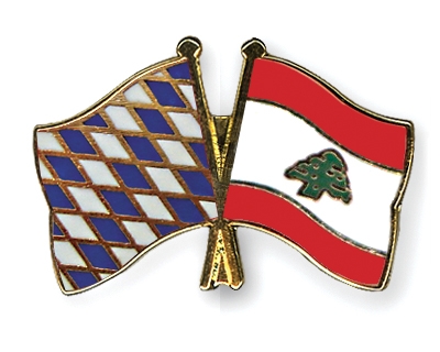 Fahnen Pins Bayern Libanon