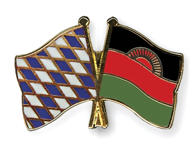 Fahnen Pins Bayern Malawi