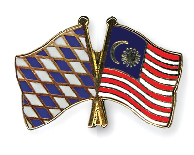 Fahnen Pins Bayern Malaysia