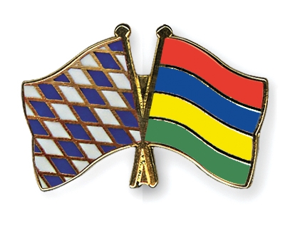 Fahnen Pins Bayern Mauritius