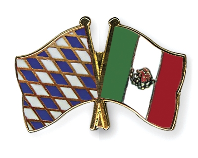 Fahnen Pins Bayern Mexiko