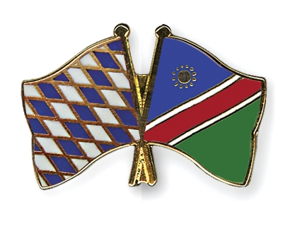 Fahnen Pins Bayern Namibia