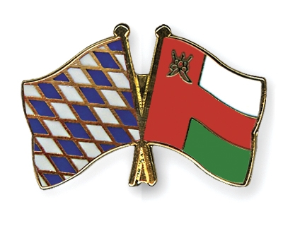 Fahnen Pins Bayern Oman