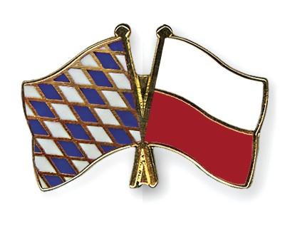 Fahnen Pins Bayern Polen