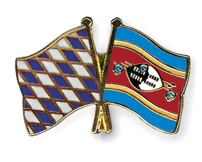 Fahnen Pins Bayern Swasiland