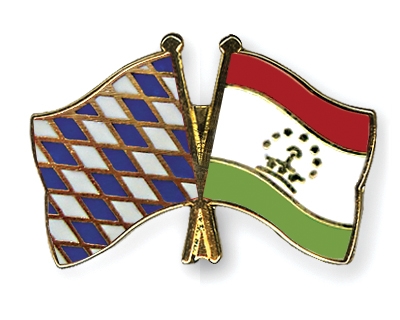 Fahnen Pins Bayern Tadschikistan