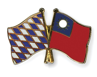 Fahnen Pins Bayern Taiwan