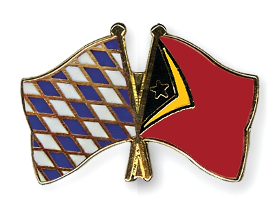 Fahnen Pins Bayern Timor-Leste