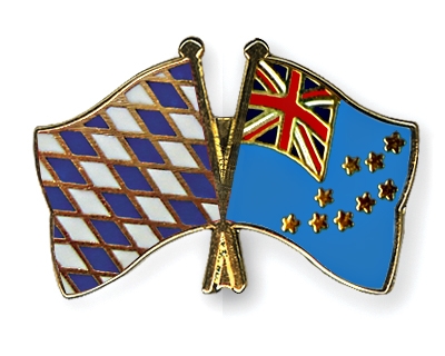Fahnen Pins Bayern Tuvalu