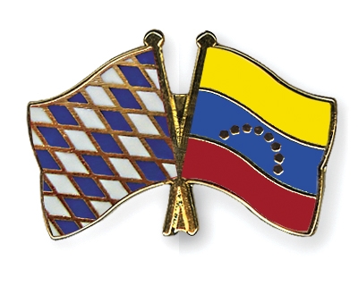 Fahnen Pins Bayern Venezuela