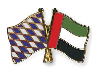Fahnen Pins Bayern Ver-Arab-Emirate
