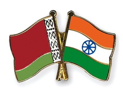 Fahnen Pins Belarus Indien
