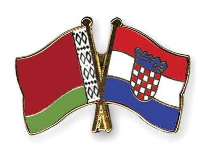 Fahnen Pins Belarus Kroatien