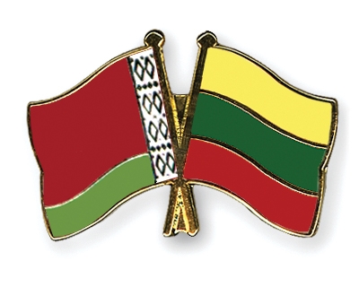 Fahnen Pins Belarus Litauen