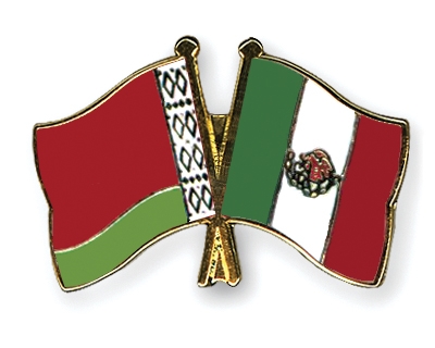 Fahnen Pins Belarus Mexiko