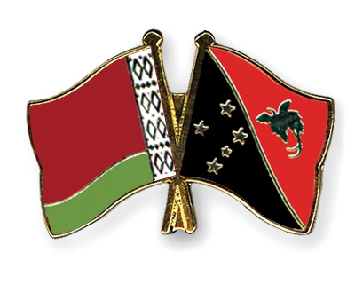 Fahnen Pins Belarus Papua-Neuguinea