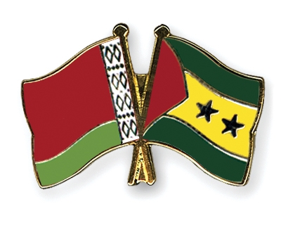 Fahnen Pins Belarus Sao-Tome-und-Principe