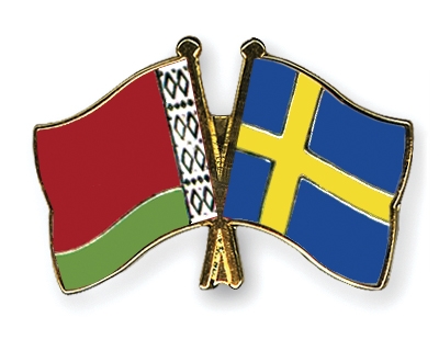 Fahnen Pins Belarus Schweden