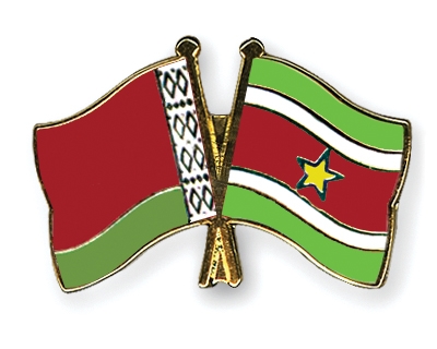 Fahnen Pins Belarus Surinam