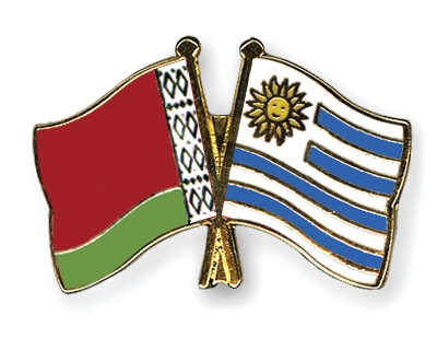 Fahnen Pins Belarus Uruguay