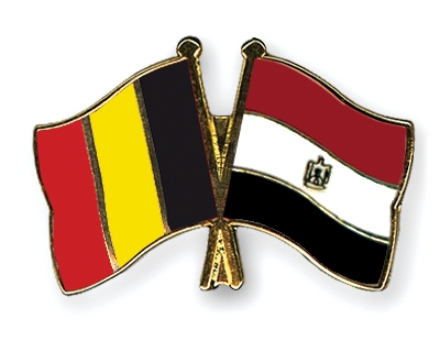 Fahnen Pins Belgien gypten