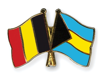 Fahnen Pins Belgien Bahamas