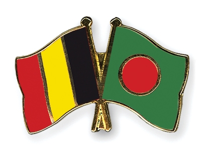 Fahnen Pins Belgien Bangladesch