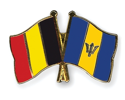 Fahnen Pins Belgien Barbados