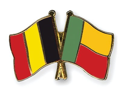 Fahnen Pins Belgien Benin