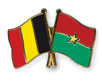 Fahnen Pins Belgien Burkina-Faso