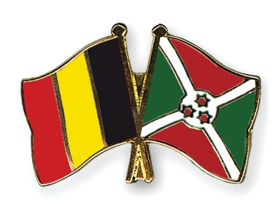 Fahnen Pins Belgien Burundi
