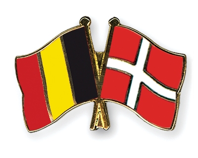 Fahnen Pins Belgien Dnemark