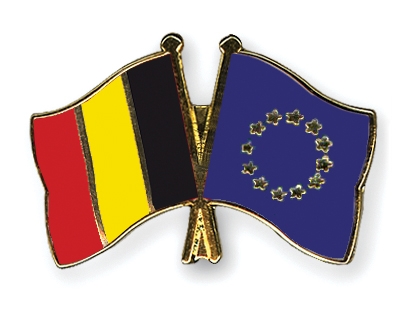 Fahnen Pins Belgien Europa