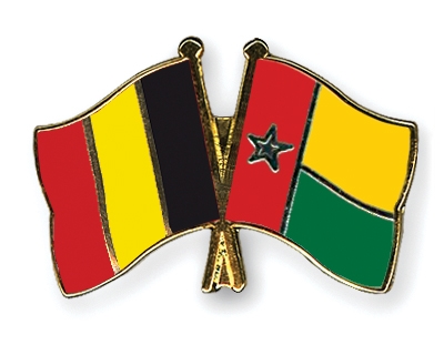 Fahnen Pins Belgien Guinea-Bissau