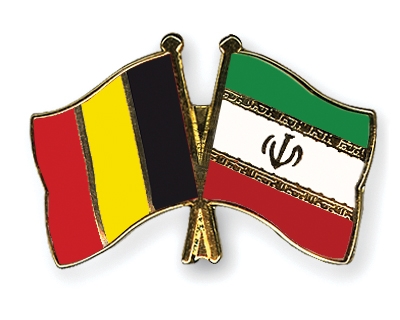 Fahnen Pins Belgien Iran
