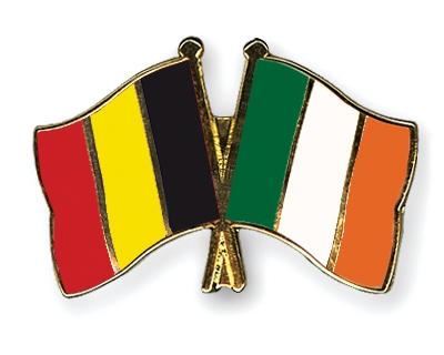 Fahnen Pins Belgien Irland