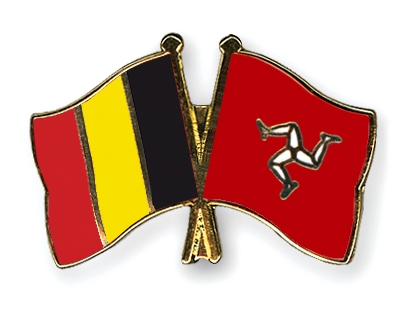 Fahnen Pins Belgien Isle-of-Man