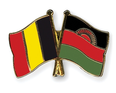 Fahnen Pins Belgien Malawi