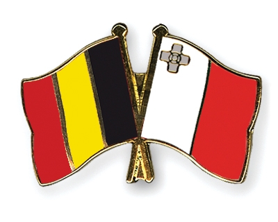 Fahnen Pins Belgien Malta