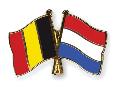 Fahnen Pins Belgien Niederlande
