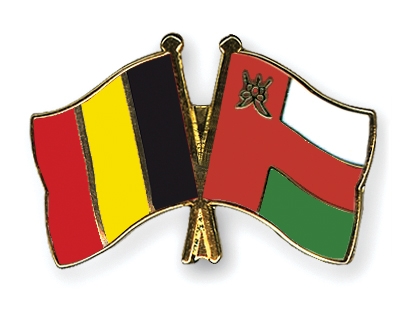Fahnen Pins Belgien Oman