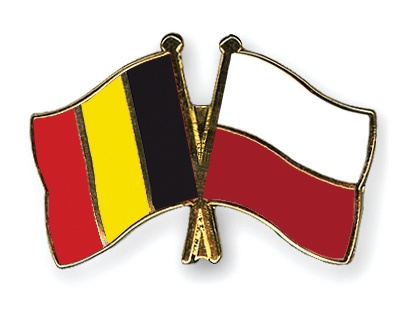 Fahnen Pins Belgien Polen