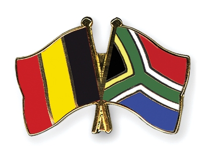 Fahnen Pins Belgien Sdafrika
