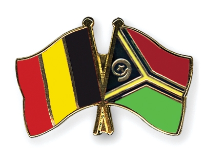 Fahnen Pins Belgien Vanuatu