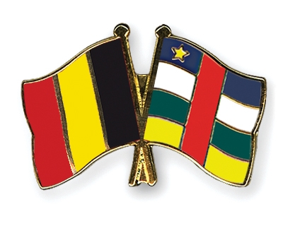 Fahnen Pins Belgien Zentralafrikanische-Republik