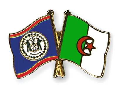 Fahnen Pins Belize Algerien