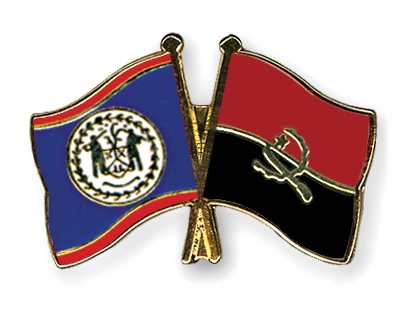 Fahnen Pins Belize Angola