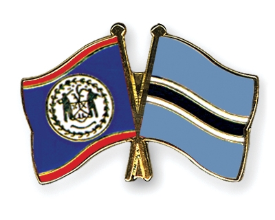 Fahnen Pins Belize Botsuana