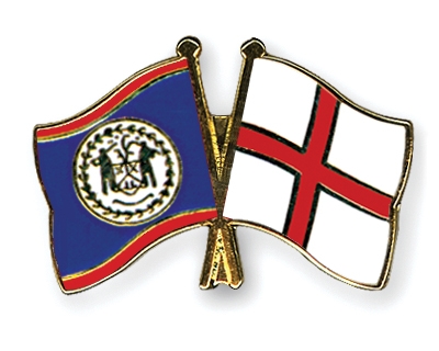 Fahnen Pins Belize England